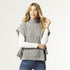 Zayla Sweater Vest with Side Tie - Charcoal Heather